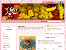 Tablet Screenshot of cafesigrun.co.uk