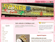 Tablet Screenshot of cafesigrun.com